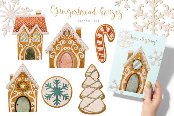 Download Gingerbread Clipart Cozy Christmas Png - Art Collection