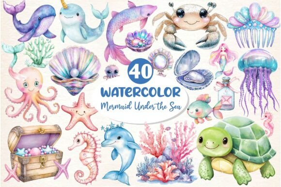 Download Little Mermaid Under the Sea Clipart - Art Collection