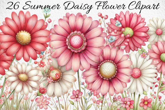 Download Summer Daisy Flower Clipart - Art Collection