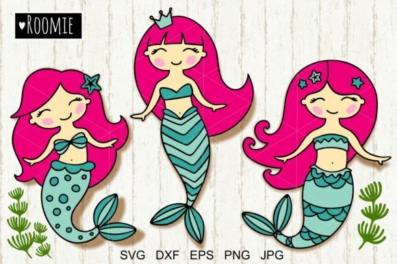 Download Mermaid SVG Mermaid Birthday Party Beach - Art Collection