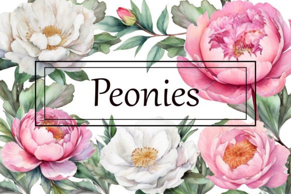 Download Peonies Clipart - Art Collection