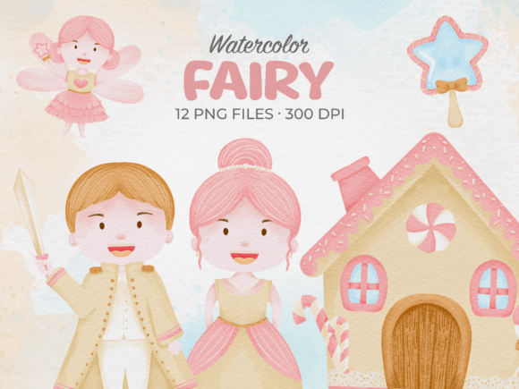 Download Watercolor Fairy Tale Set 1 Clip Art - Art Collection