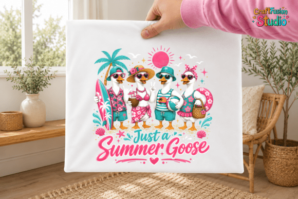 Download Just a Summer Goose Beach Party PNG - Art Collection