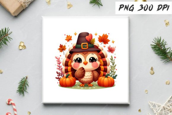 Download Autumn Cute Turkey Clipart - Art Collection