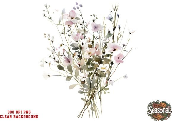 Download Wildflower Meadow, Gardening Clipart - Premium Bundle
