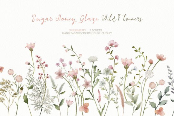 Download Watercolor Spring Wildflower Clipart - Art Collection