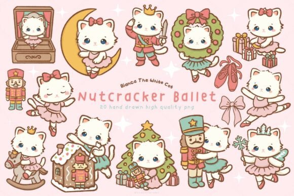 Download Ballerina Cat Nutcracker Clipart - Art Collection