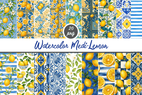 Download Mediterranean Summer Watercolor Clipart - Art Collection