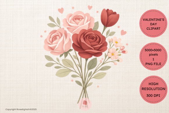 Download Valentine Bouquet Clipart PNG 20 - Art Collection