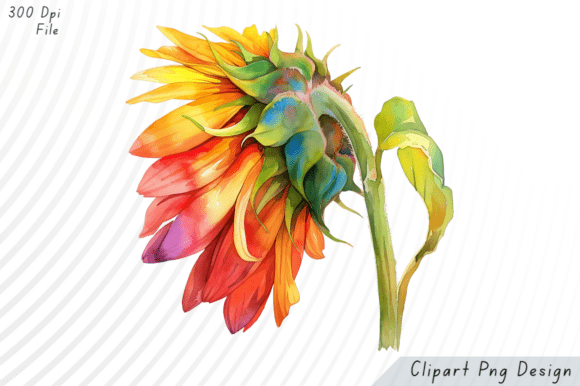 Download Watercolor Sunflower PNG Clipart - Art Collection