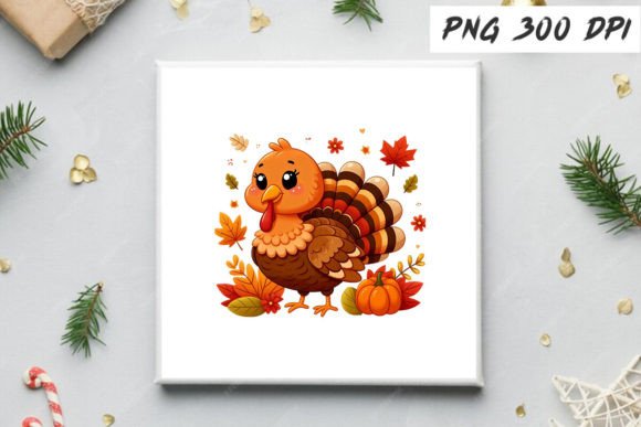 Download Autumn Cute Turkey Clipart - Art Collection