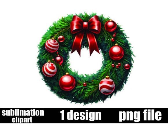 Download Christmas Wreath Clipart PNG - Art Collection
