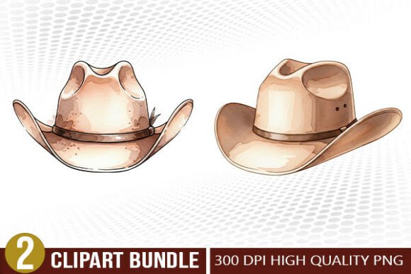Download Vintage Cowboy Hat PNG Clipart Bundle - Art Collection