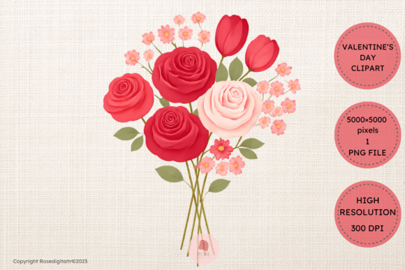 Download Valentine Bouquet Clipart PNG 13 - Art Collection
