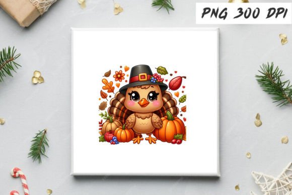 Download Autumn Cute Turkey Clipart - Art Collection