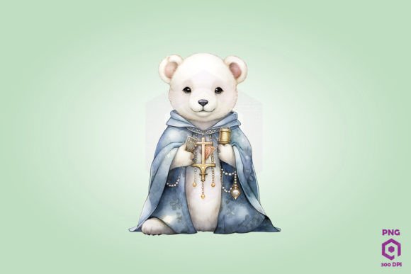 Download Priest Polar Bear Clipart PNG - Art Collection