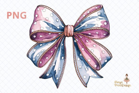 Download Purple &amp; Pink Gradient Bow Clipart PNG - Art Collection