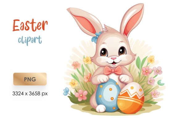 Download Easter Bunny Clipart Sublimation PNG - Art Collection