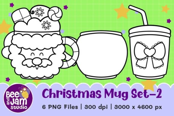 Download Christmas Mug Clipart Set-2 - Art Collection
