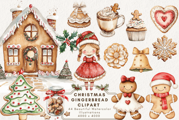 Download Christmas Gingerbread Clipart - Art Collection
