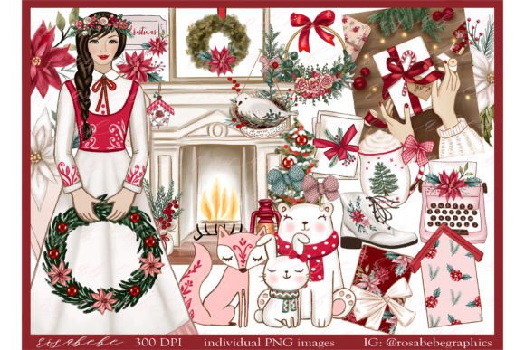 Download Cozy Christmas Clipart - Art Collection