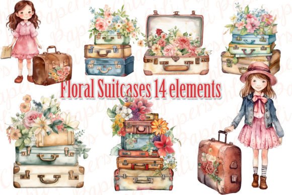 Download Suitcase Clipart,Vintage Suitcase Png, - Art Collection