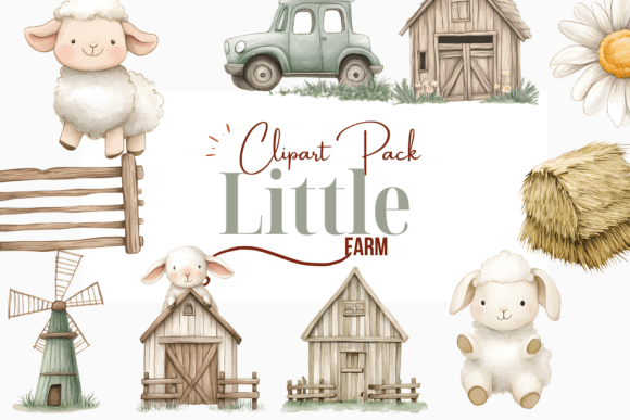 Download Little Farm Escapade Clipart Pack - Art Collection