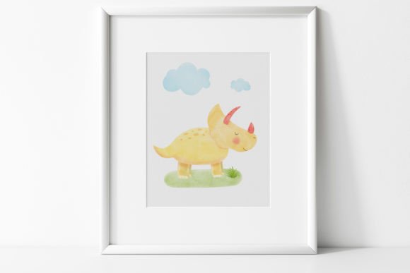 Download Yellow Dinosaur Nursery Wall Art - Art Collection